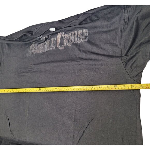 Disney Men's Short Sleeves Jungle Cruise Logo Tee Shirt Black Size 3XL New - Picture 8 of 9